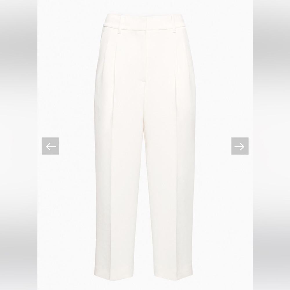 Aritzia The Effortless Cropped High Waited Pants